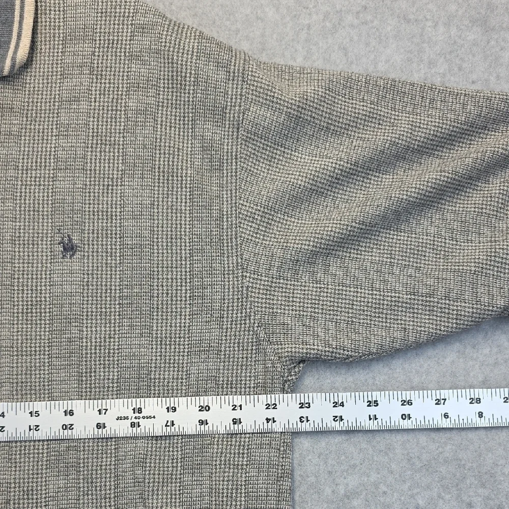 Vintage Ralph Lauren Knights of the Round Table Polo Shirt XL Gray